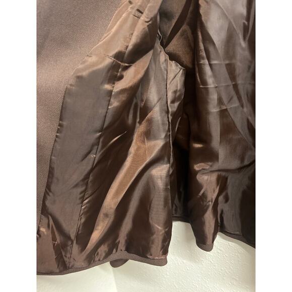 NWT Lane Bryant Hook Eye Tailored Brown Business Career Blazer $99 MSRP size 22 - Picture 8 of 10